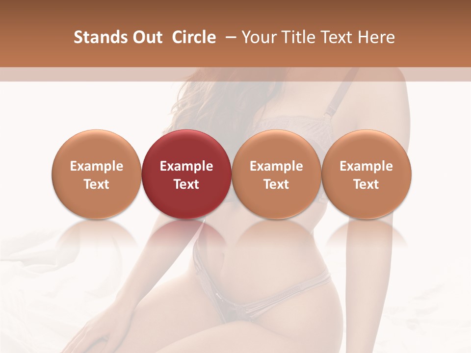 Lingerie Lifestyle Young Youthful PowerPoint Template