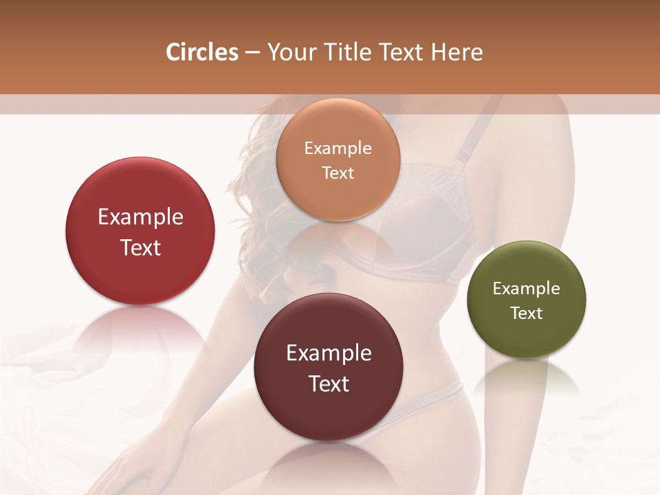 Lingerie Lifestyle Young Youthful PowerPoint Template