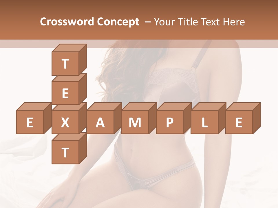 Lingerie Lifestyle Young Youthful PowerPoint Template