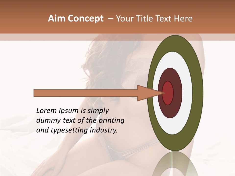 Lingerie Lifestyle Young Youthful PowerPoint Template