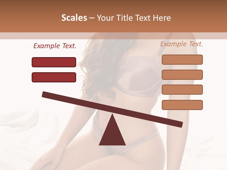 Lingerie Lifestyle Young Youthful PowerPoint Template