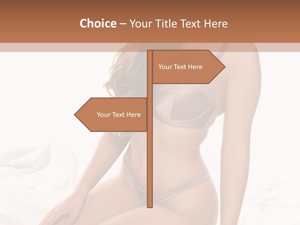 Lingerie Lifestyle Young Youthful PowerPoint Template