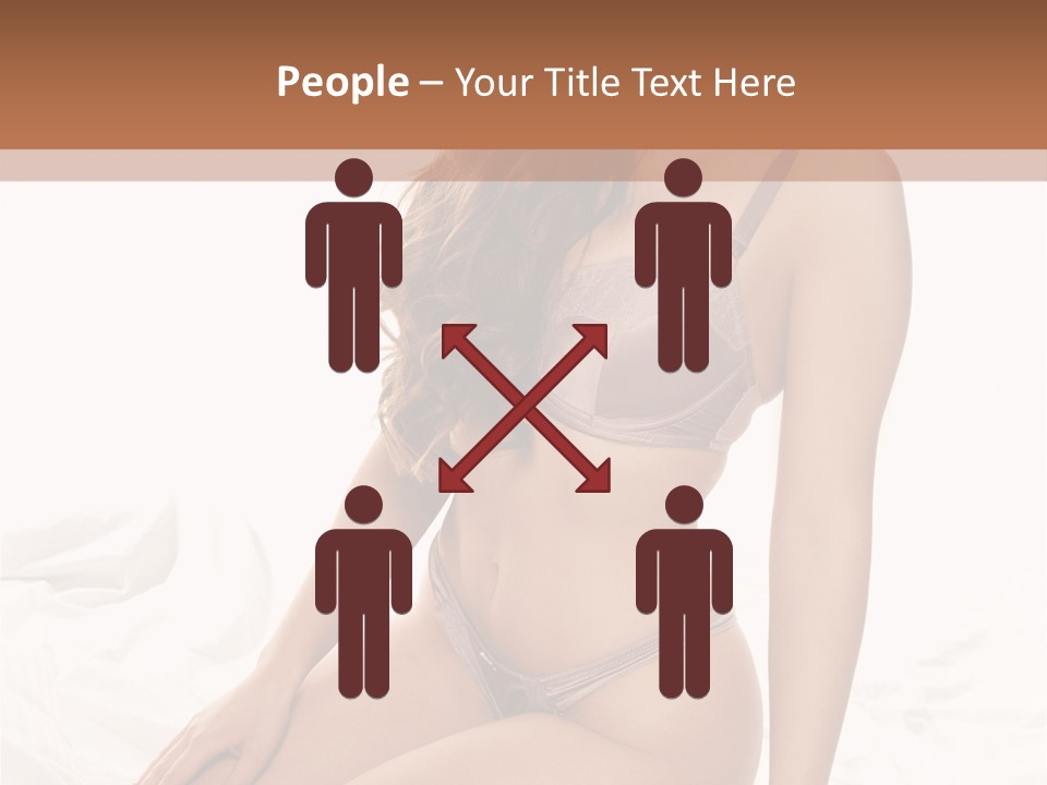 Lingerie Lifestyle Young Youthful PowerPoint Template