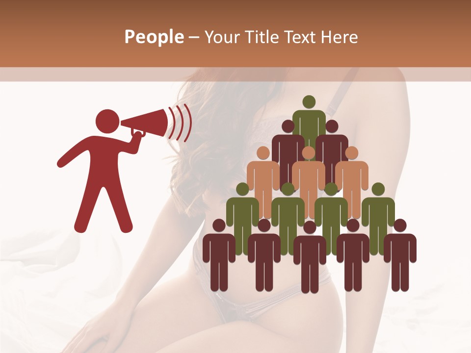 Lingerie Lifestyle Young Youthful PowerPoint Template