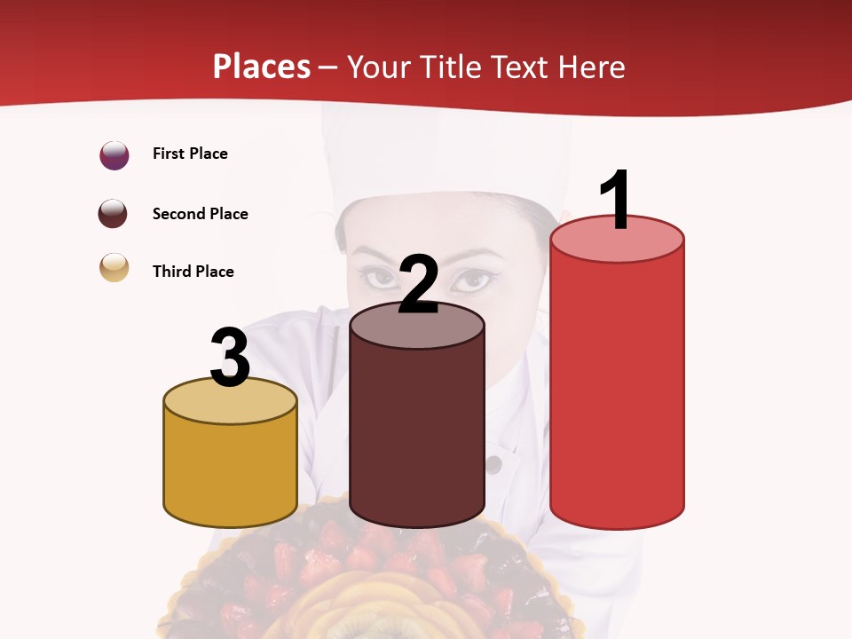 Female Smiling Preparation PowerPoint Template