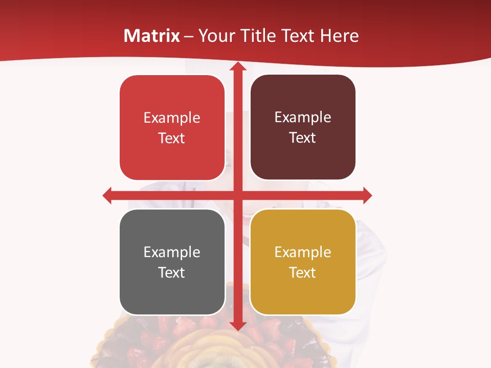 Female Smiling Preparation PowerPoint Template