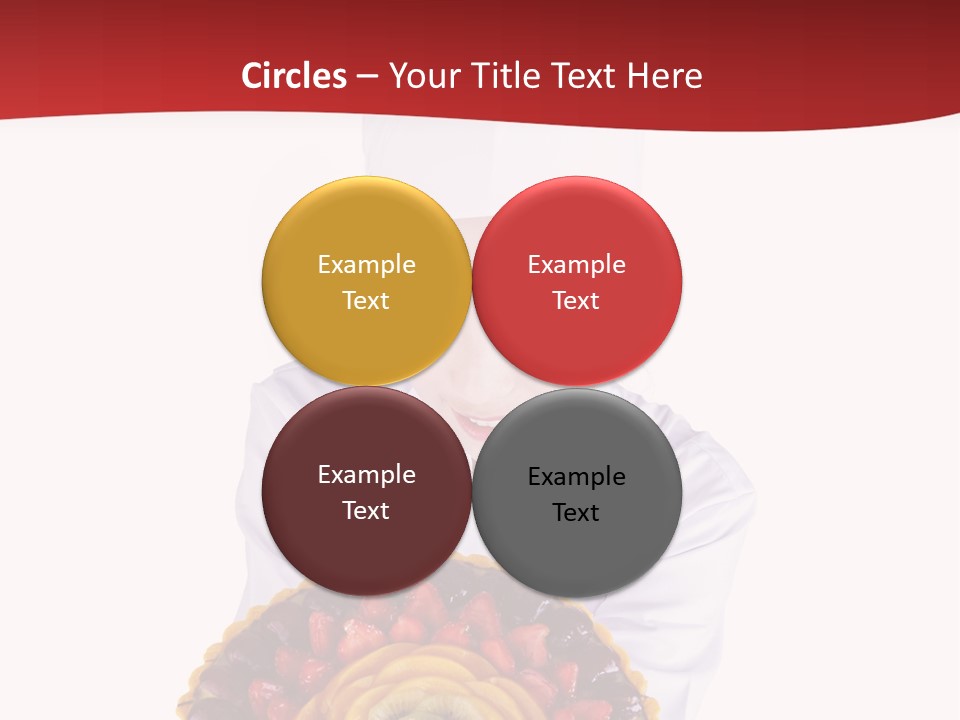 Female Smiling Preparation PowerPoint Template