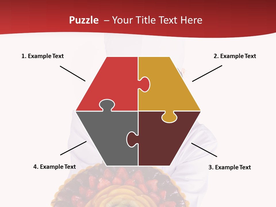 Female Smiling Preparation PowerPoint Template