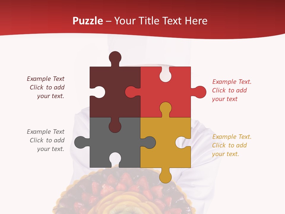 Female Smiling Preparation PowerPoint Template