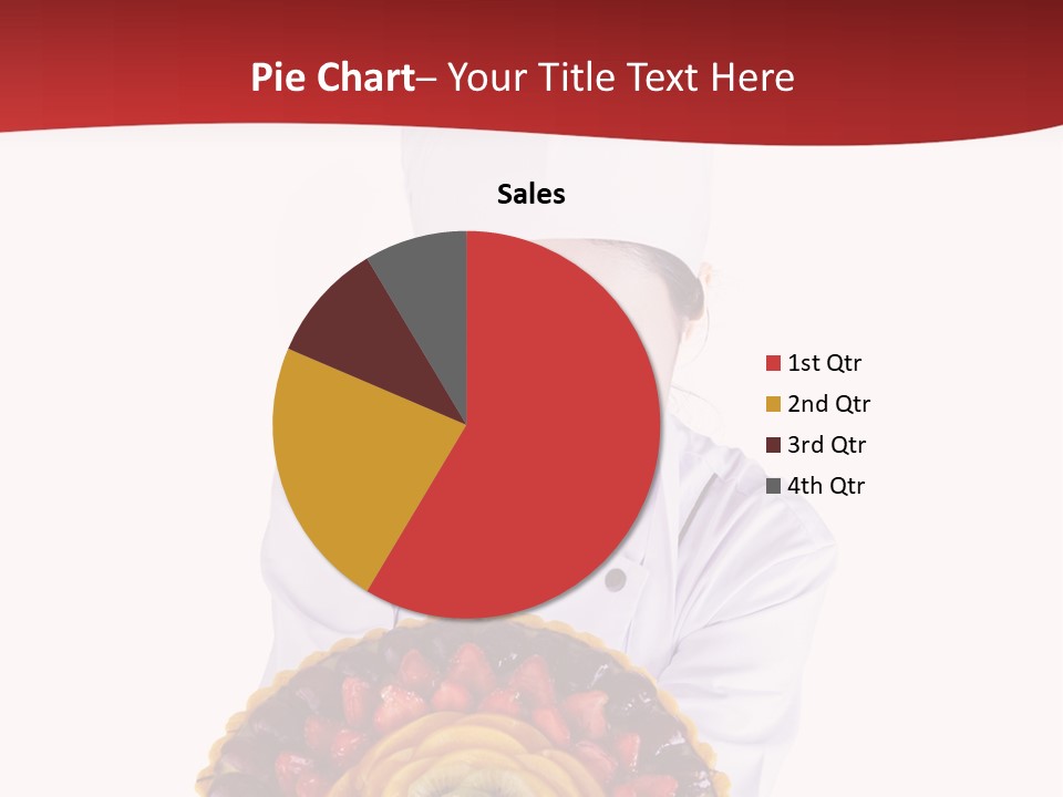 Female Smiling Preparation PowerPoint Template