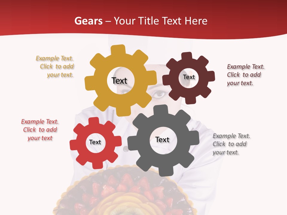 Female Smiling Preparation PowerPoint Template