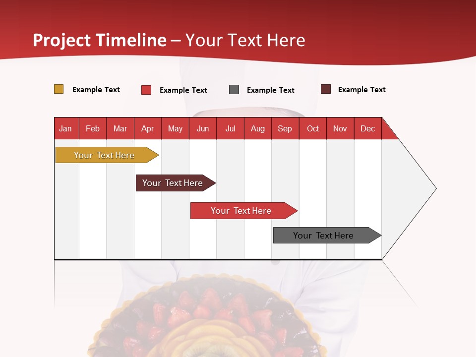 Female Smiling Preparation PowerPoint Template