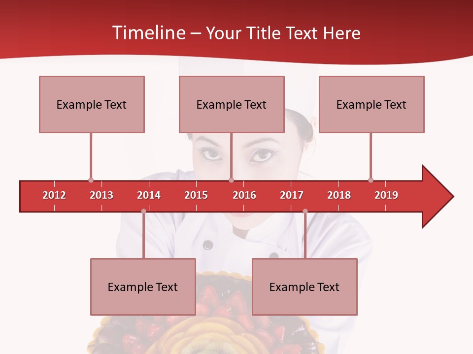 Female Smiling Preparation PowerPoint Template
