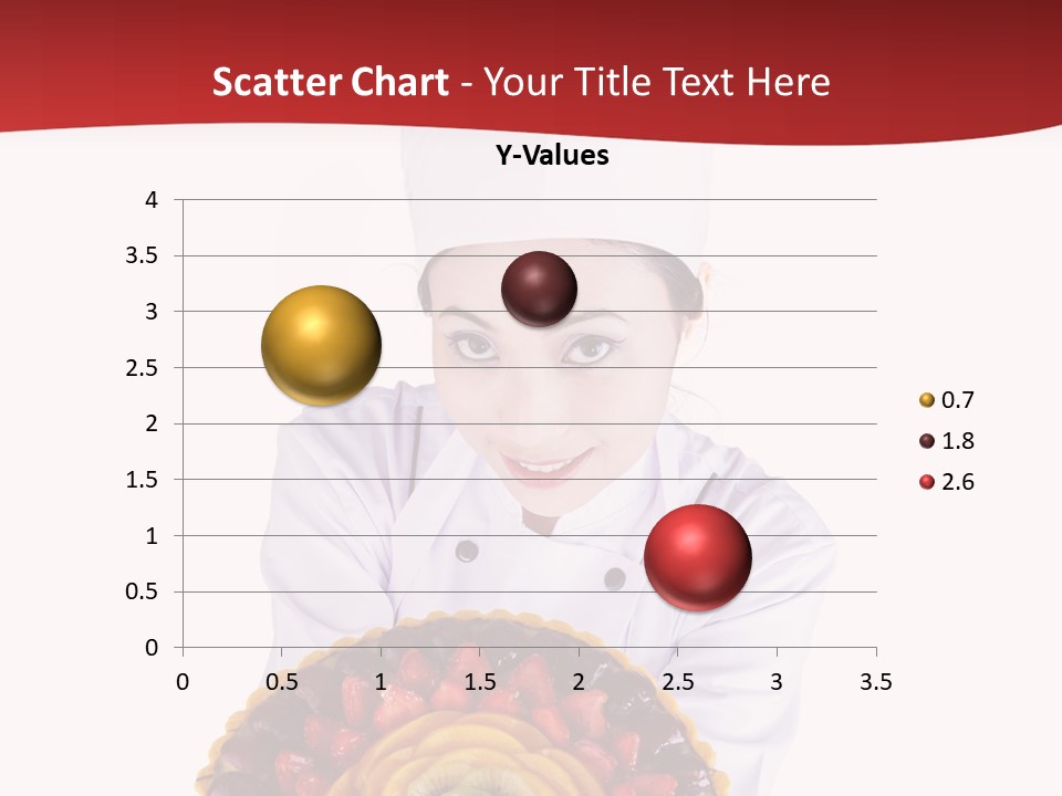 Female Smiling Preparation PowerPoint Template