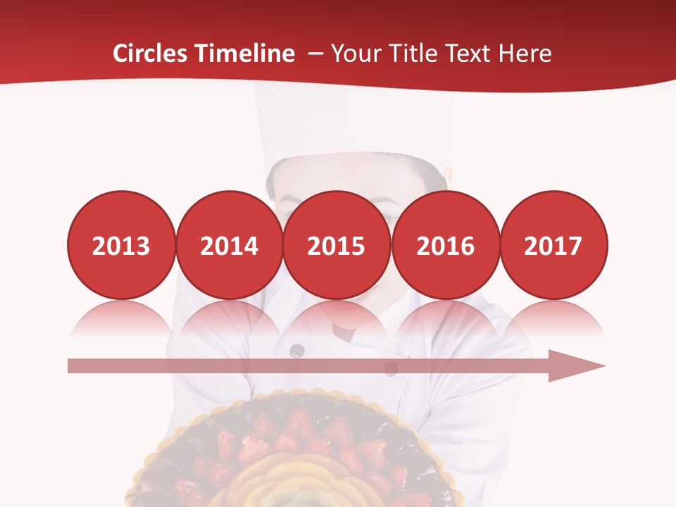 Female Smiling Preparation PowerPoint Template