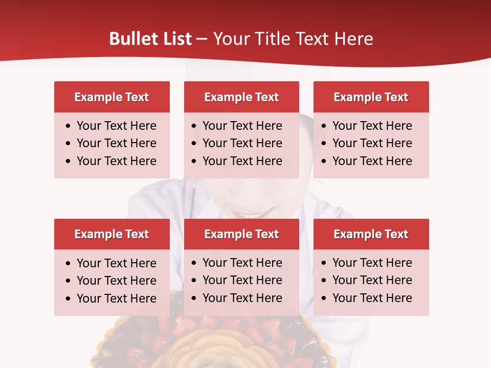 Female Smiling Preparation PowerPoint Template