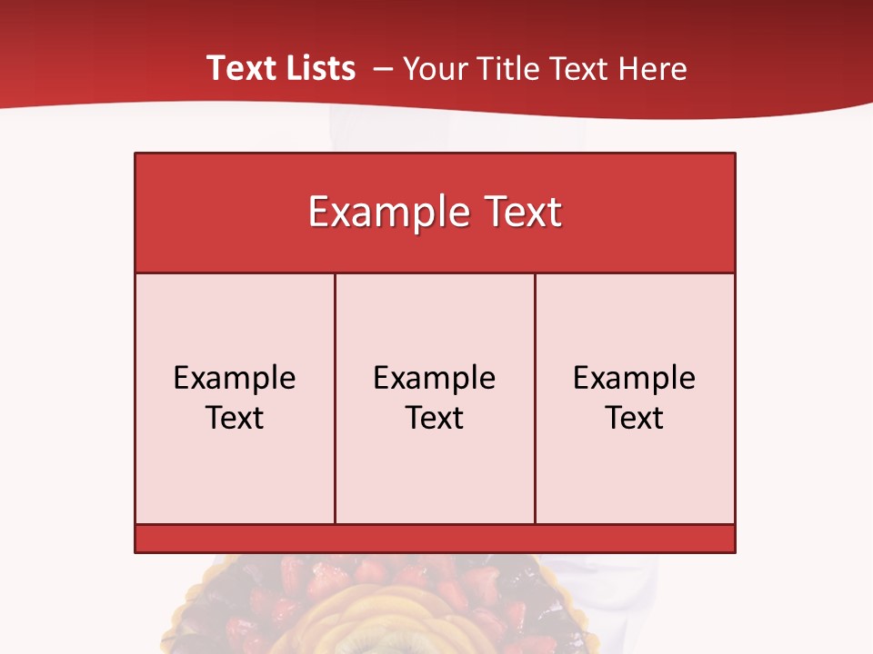 Female Smiling Preparation PowerPoint Template
