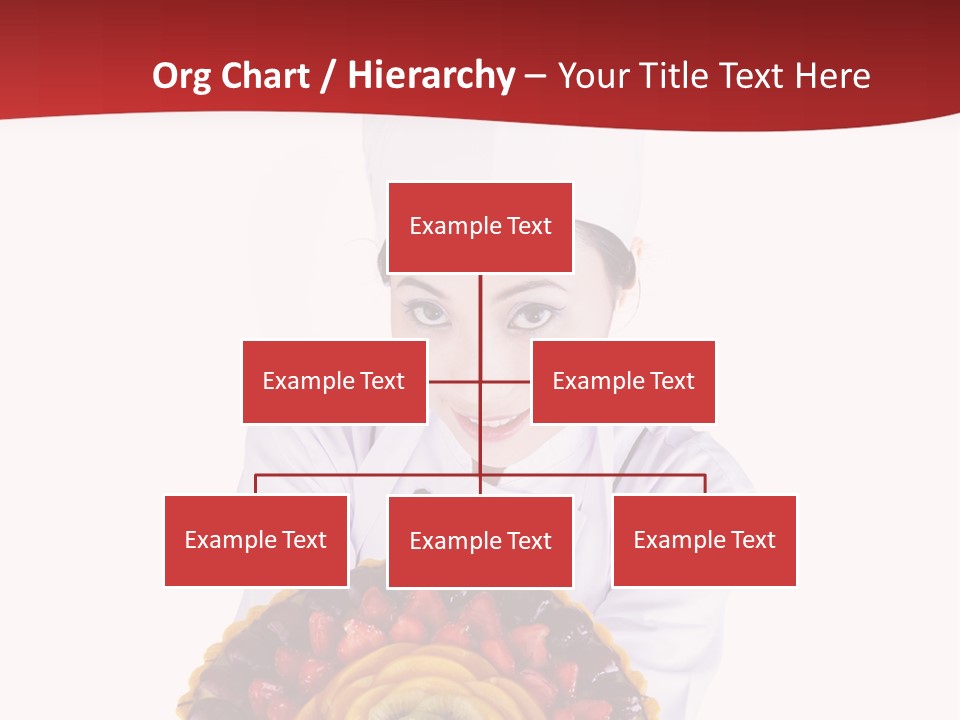 Female Smiling Preparation PowerPoint Template