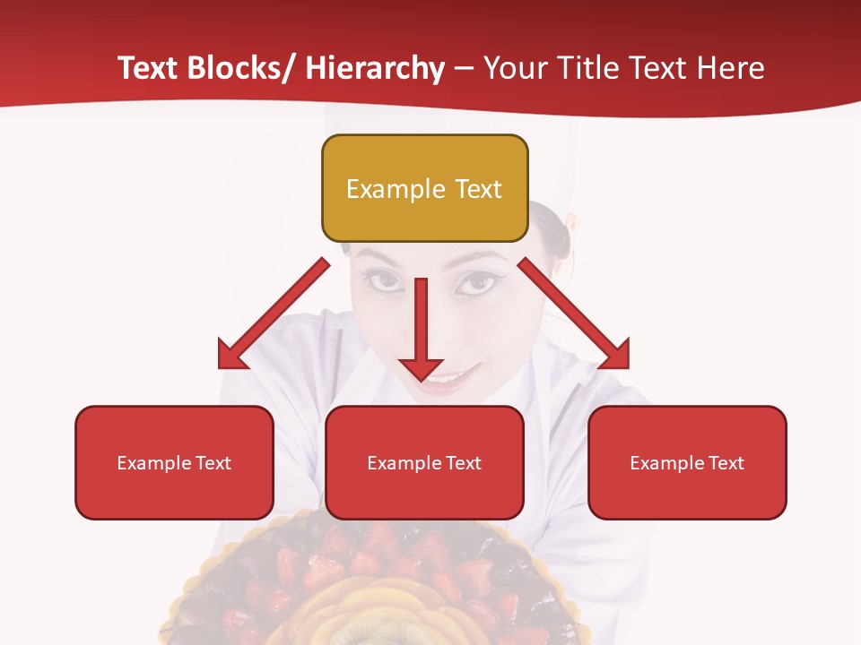 Female Smiling Preparation PowerPoint Template