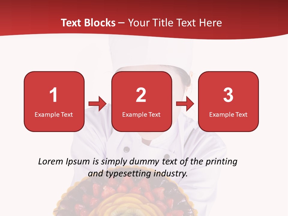 Female Smiling Preparation PowerPoint Template