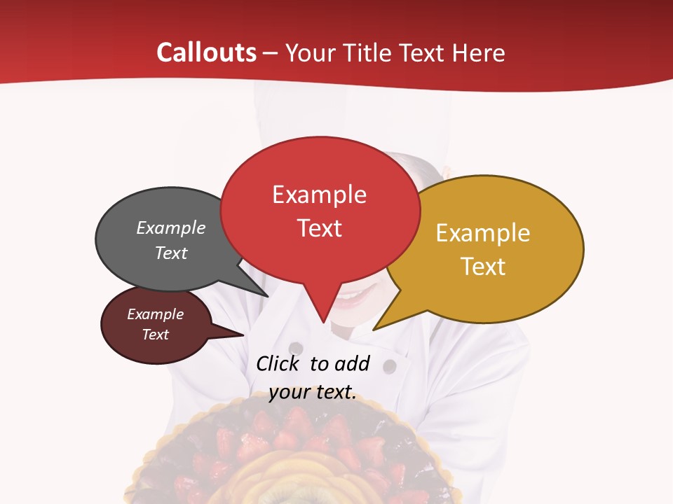 Female Smiling Preparation PowerPoint Template