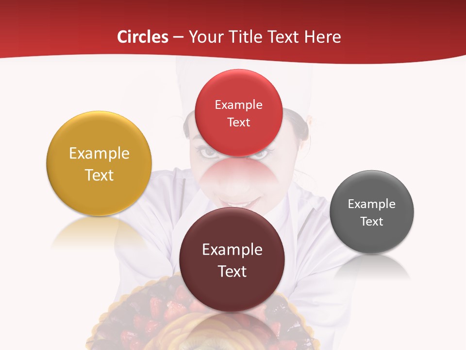 Female Smiling Preparation PowerPoint Template