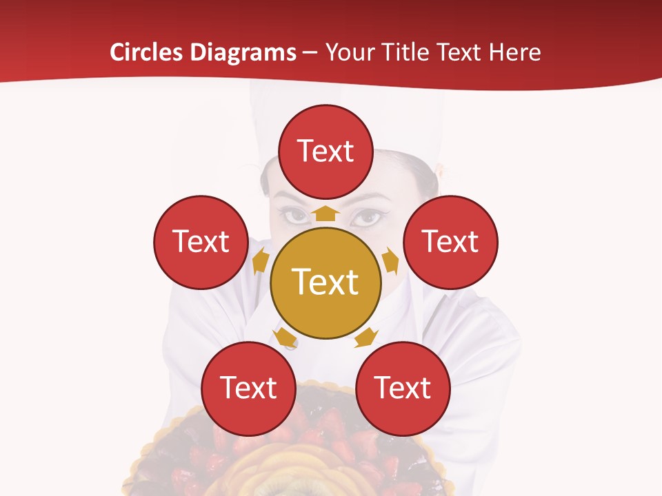 Female Smiling Preparation PowerPoint Template