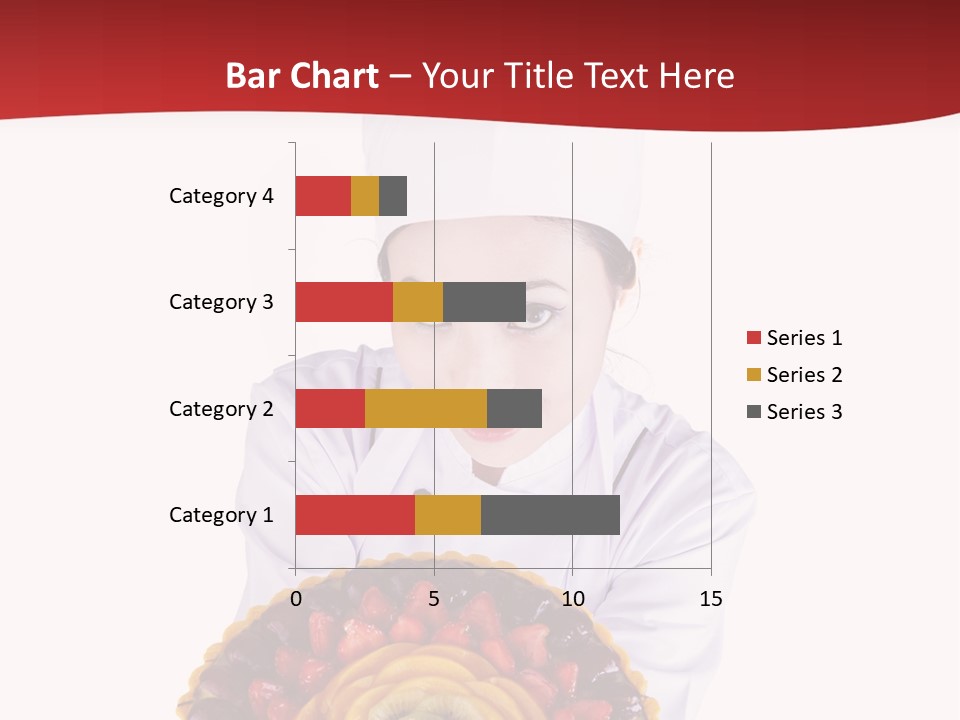 Female Smiling Preparation PowerPoint Template