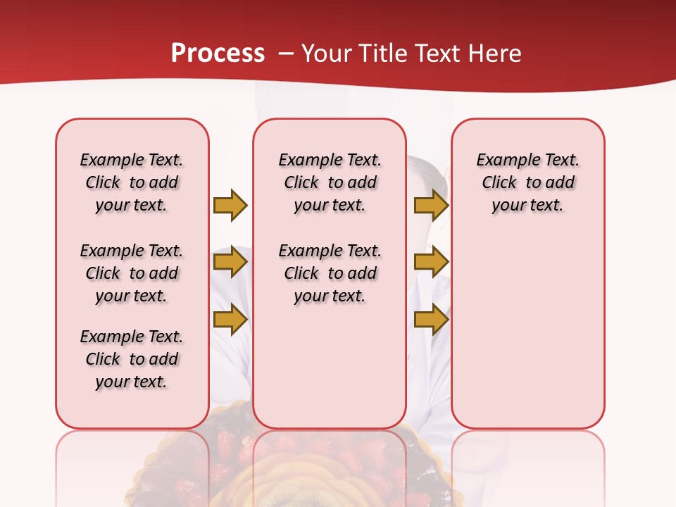 Female Smiling Preparation PowerPoint Template