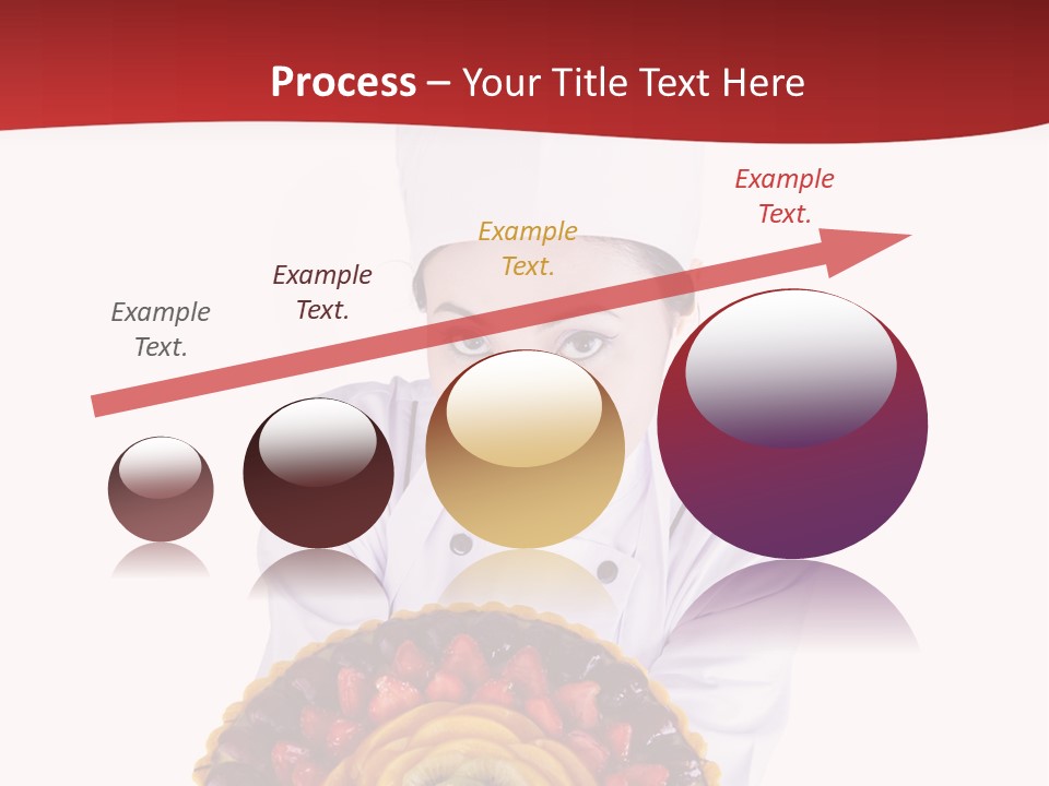 Female Smiling Preparation PowerPoint Template