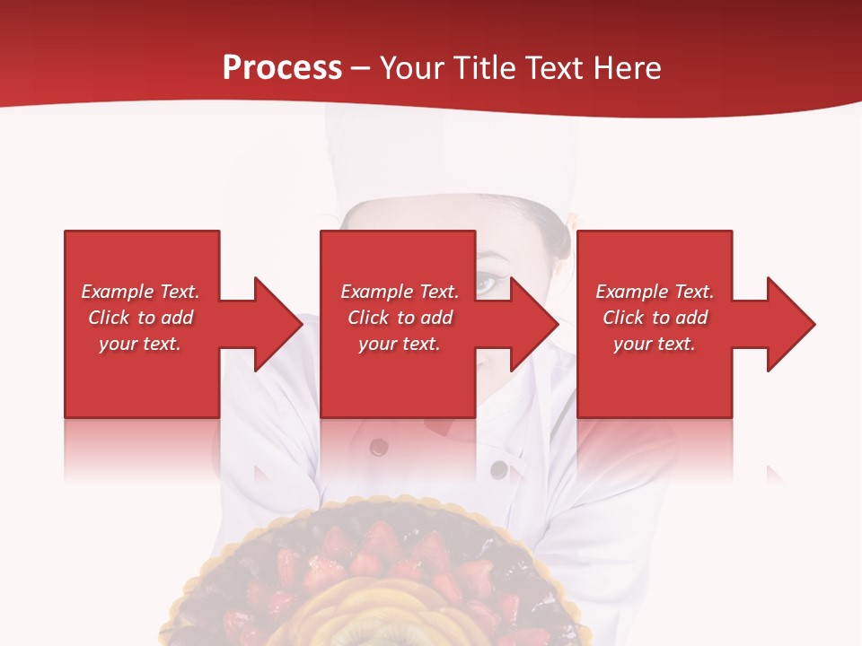 Female Smiling Preparation PowerPoint Template