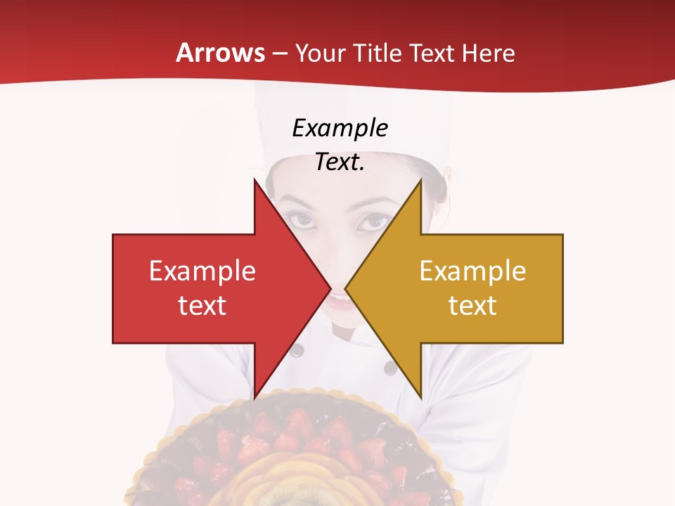 Female Smiling Preparation PowerPoint Template