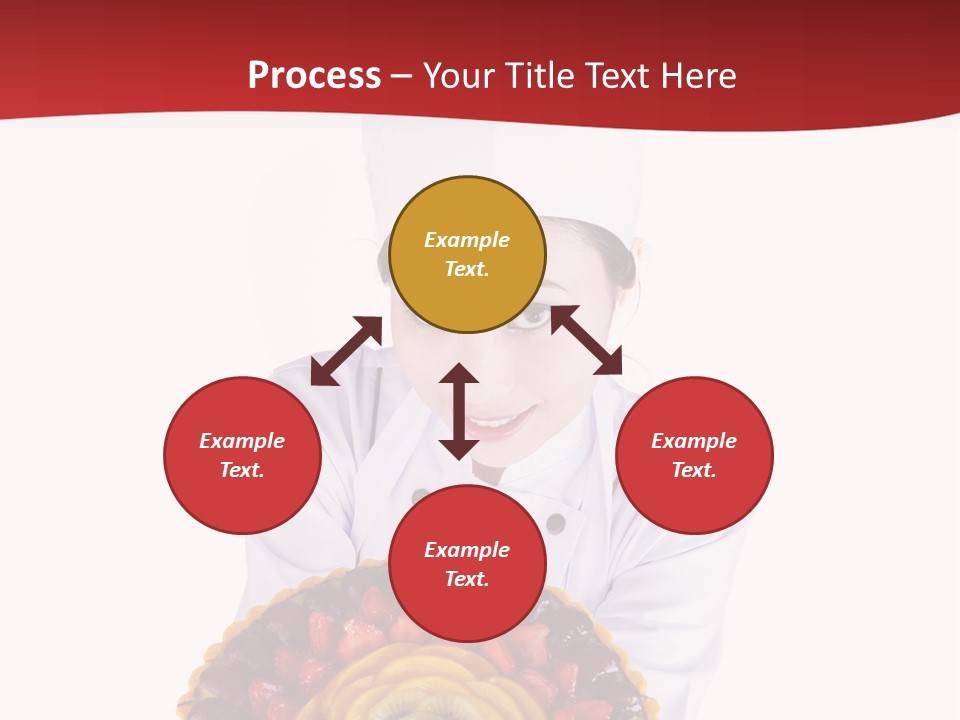 Female Smiling Preparation PowerPoint Template