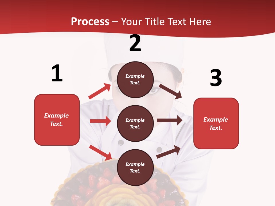 Female Smiling Preparation PowerPoint Template