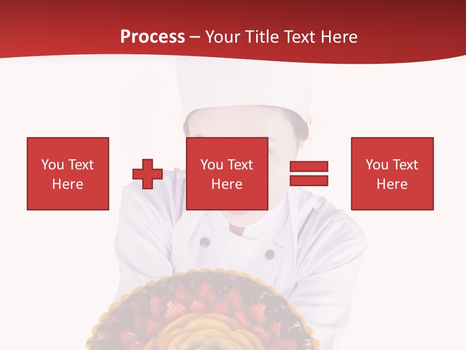 Female Smiling Preparation PowerPoint Template