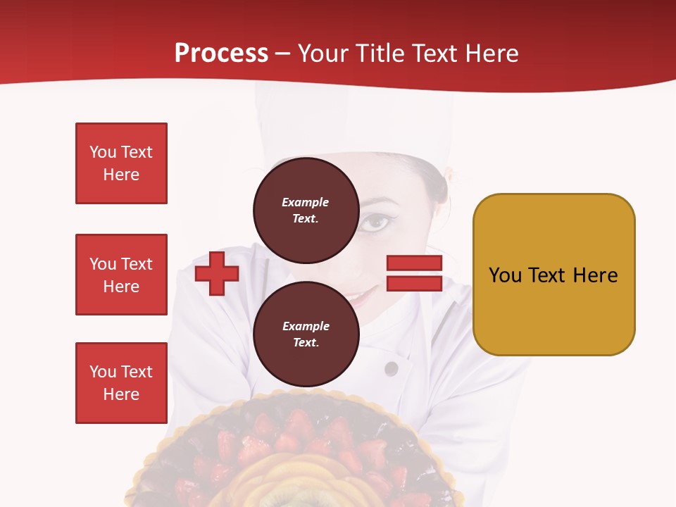 Female Smiling Preparation PowerPoint Template