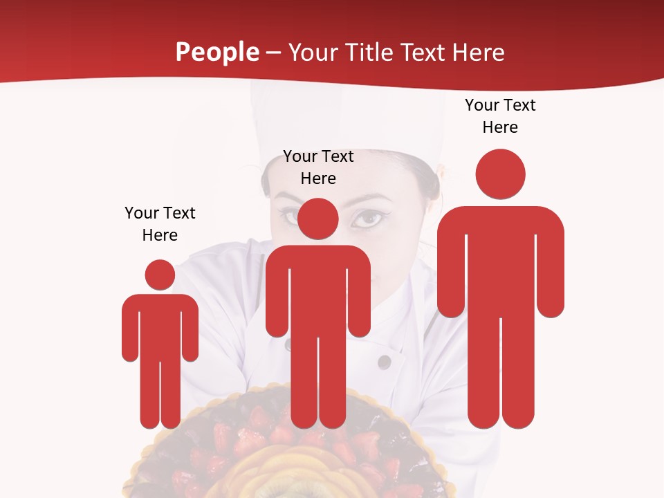 Female Smiling Preparation PowerPoint Template