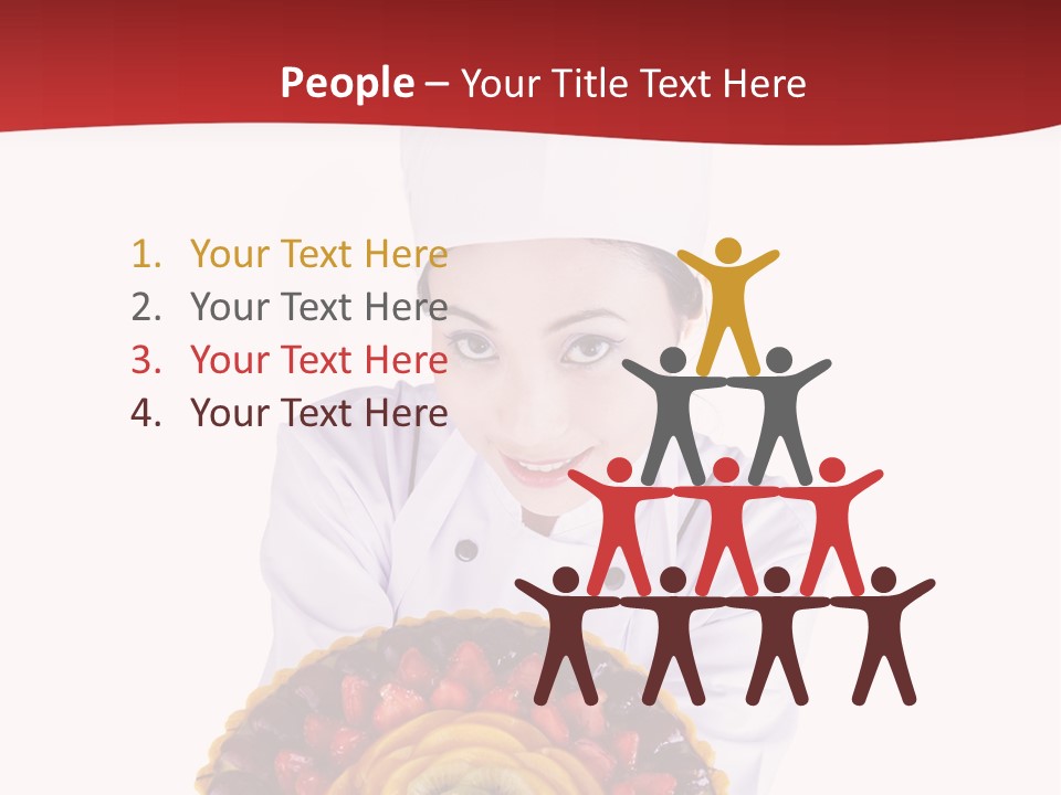 Female Smiling Preparation PowerPoint Template