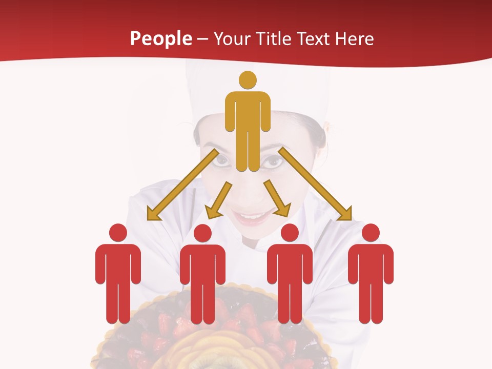 Female Smiling Preparation PowerPoint Template