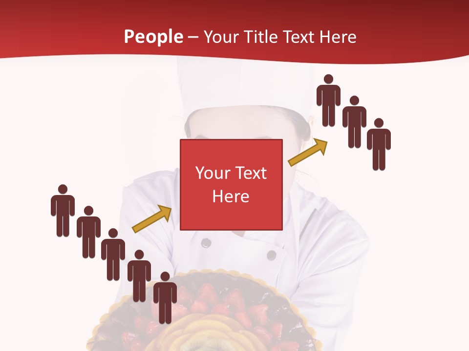 Female Smiling Preparation PowerPoint Template