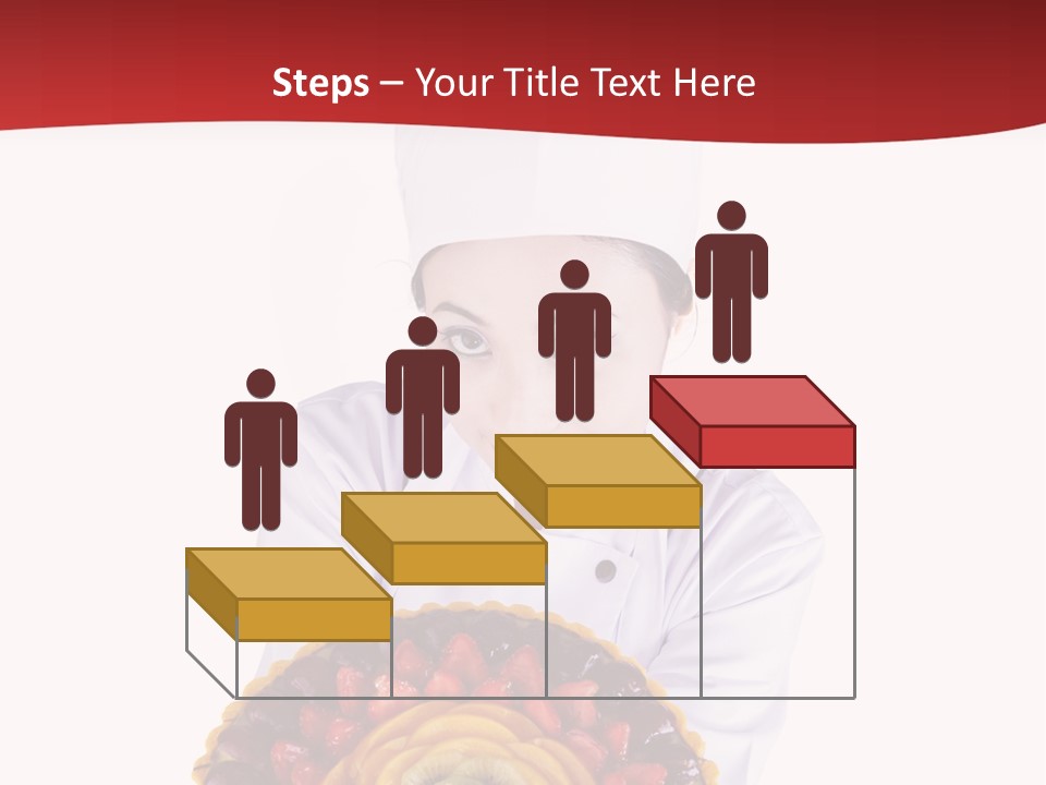 Female Smiling Preparation PowerPoint Template