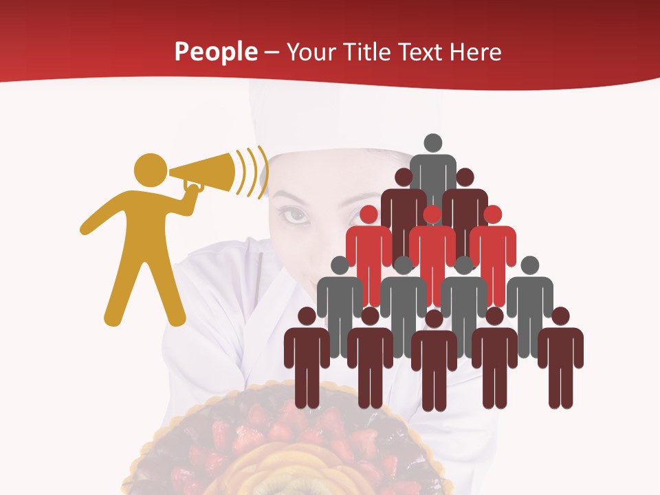 Female Smiling Preparation PowerPoint Template