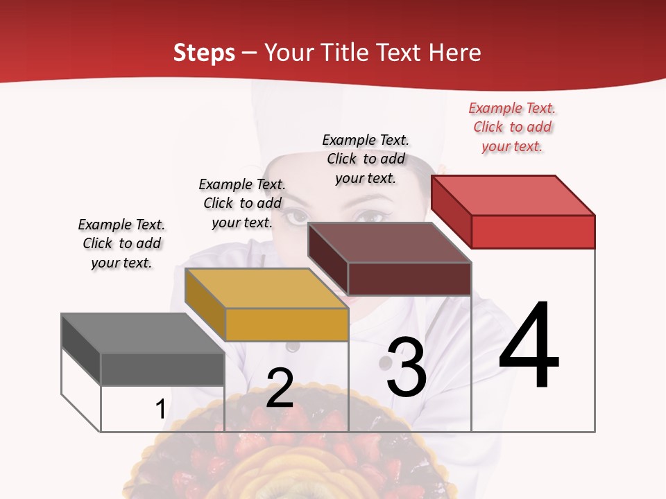 Female Smiling Preparation PowerPoint Template