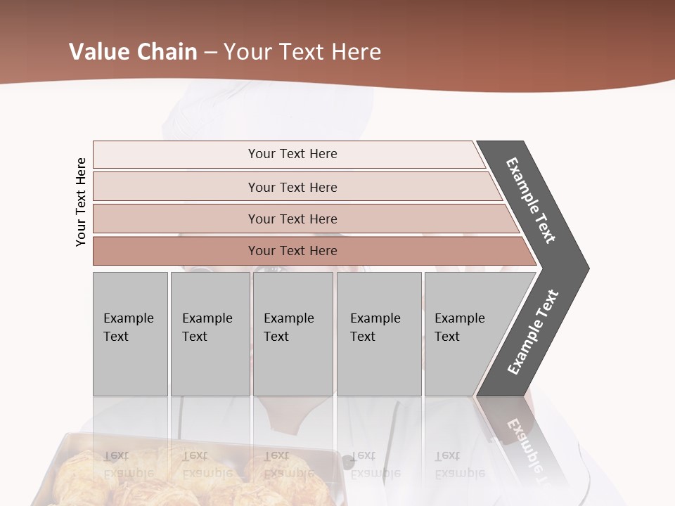 Holding Female Bread PowerPoint Template