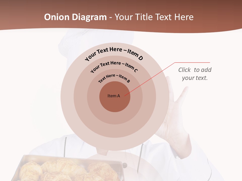 Holding Female Bread PowerPoint Template