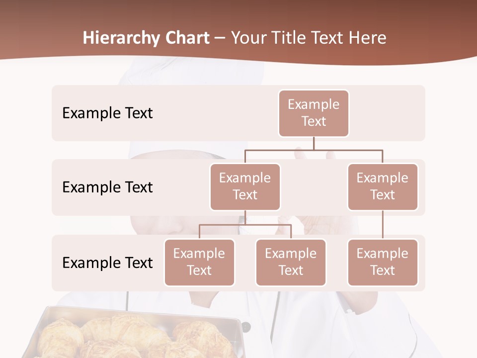 Holding Female Bread PowerPoint Template