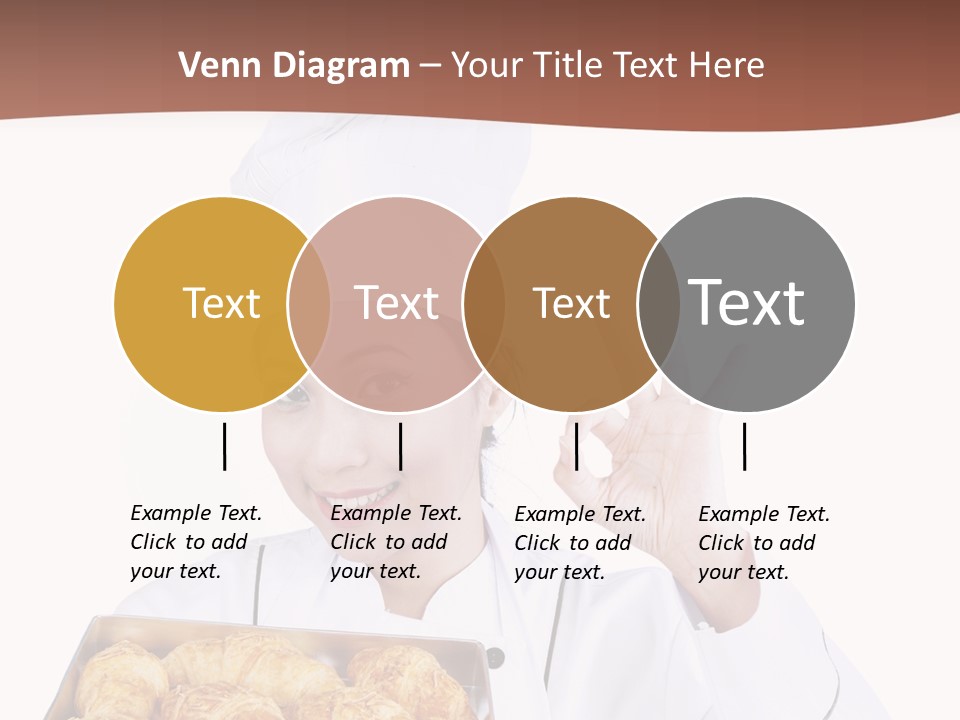 Holding Female Bread PowerPoint Template