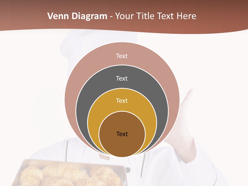 Holding Female Bread PowerPoint Template