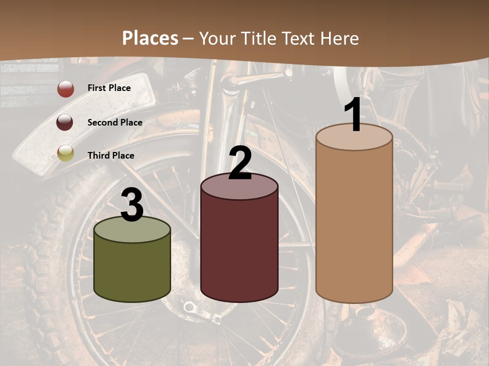 Steam Motorcycle Punk PowerPoint Template