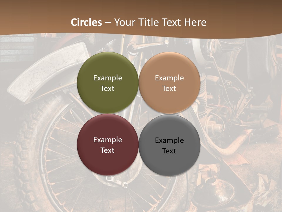Steam Motorcycle Punk PowerPoint Template